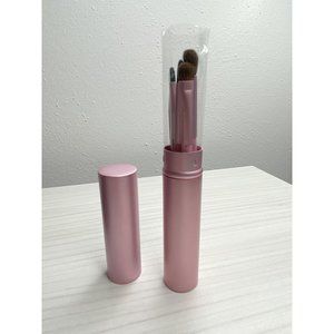 5 Pcs Eyeshadow Brush Set, Portable Eye brushes - Pink